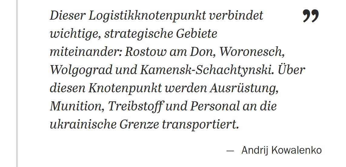Quotes Feature on Tagesspiegel Live Blog
