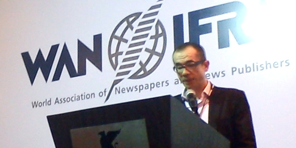 Francisco Amaral speaks at WAN-IFRA about editorial design in a multiplatform environment.