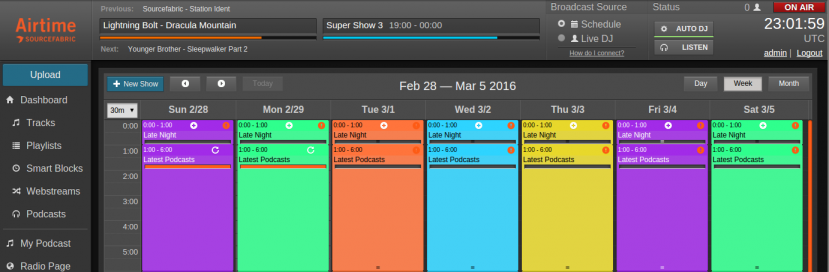 Auto DJ in Airtime Pro 